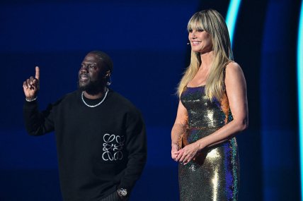 Хайди Клум и Кевин Харт