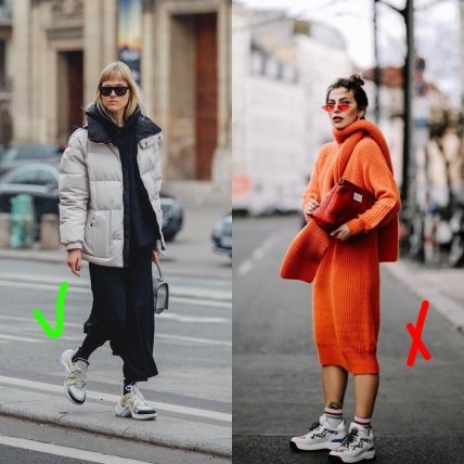 Как правильно носить низкий каблук под платья и юбки