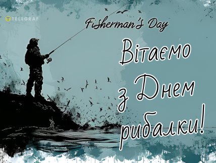 день рибалки привітання листівки картинки