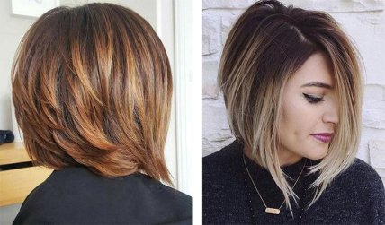 Стрижка на короткие волосы каре