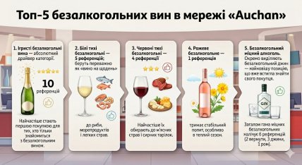 Топ безалкогольних вин в "Ашані"