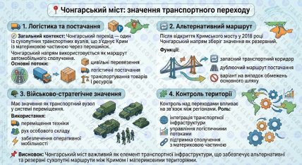 Чому для Росії важливий Чонгарський міст