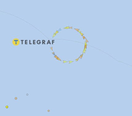 Пливуть по колу. В Азовському морі помітили дивний хоровод із кораблів (карта)