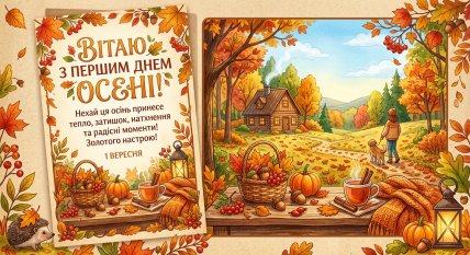 привет осень картинки