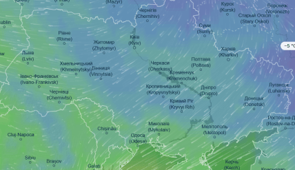 Карта погоды на 26 декабря 2025