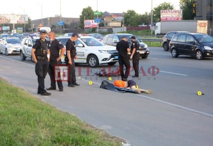 ДТП в Киеве на Большой окружной - погиб велосипедист