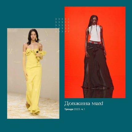 Найгарячі тренди 2023 року — довжина максі