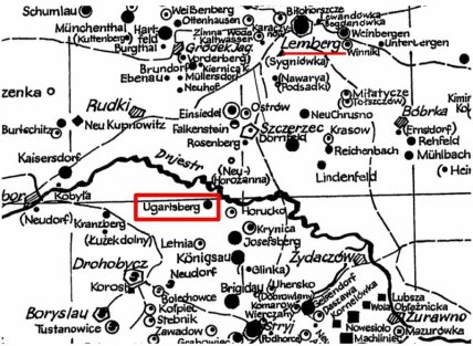 Угартсберґ на карті