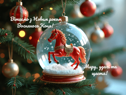 З Новим роком 2026, картинки, листівки