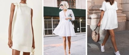 біле плаття на літо