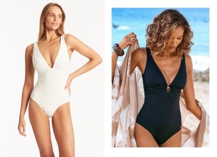 однотонний купальник