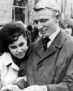 Леонид Кучма с женой в молодости,