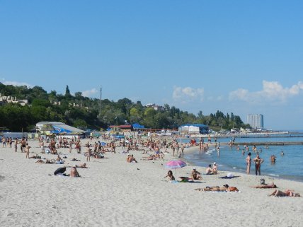 Пляж на 13 станції в Одесі