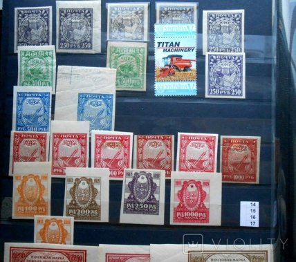 Марки со времен СССР продают на сайте для коллекционеров