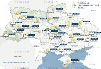 Погода в Украине 1 июля
