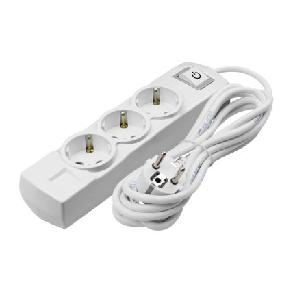 Электрический удлинитель с выключателем