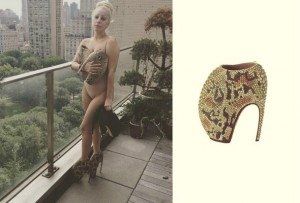 Леди Гага купила эпатажные туфли от Alexander McQueen