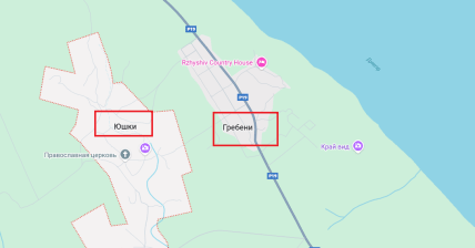 Юшки на карте