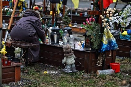 Могила с разными сувенирами