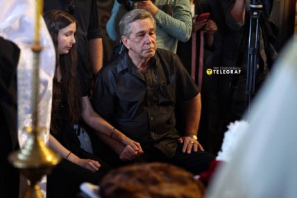 Виктория Рощина прощание в Михайловском Соборе в Киеве 08.08.2025