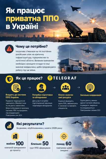 Як працює приватна ППО в Україні