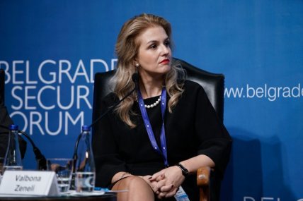 Вальбона Зенели. Фото Belgrade Security Forum