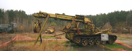 Военная техника в зоне отчуждения ЧАЭС