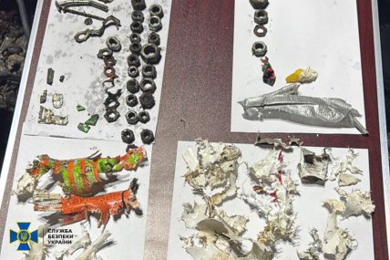 Частини вибухового пристрою, за допомогою якого вчинили теракт у Києві 11 грудня