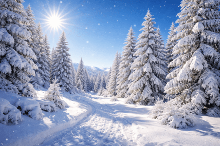 Зимовий день