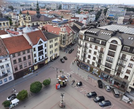 Івано-Франківськ, вид з ратуші