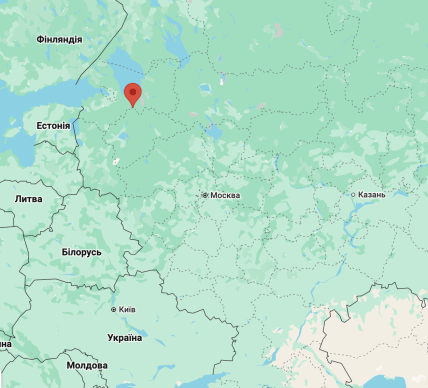 Кириши на карте