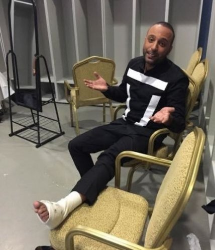 Певец Arash получил травму во время премии МУЗ ТВ 2015