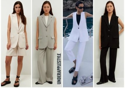 жилет на голое тело