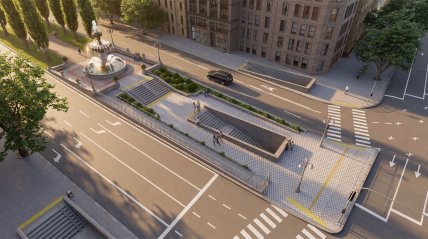 Проєкт оновлення громадського простору в центрі Києва