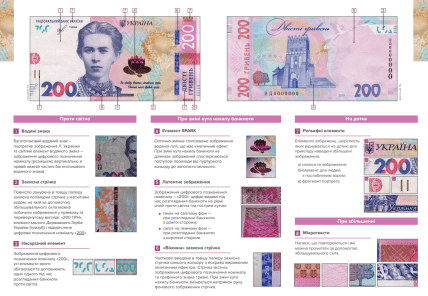 Сучасні 200 грн, банкнота 2019 року