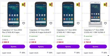 Какой телефон следует выбрать для людей постарше