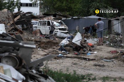 Последствия удара России по многоэтажке в Подольском районе Киева 6.07.2026