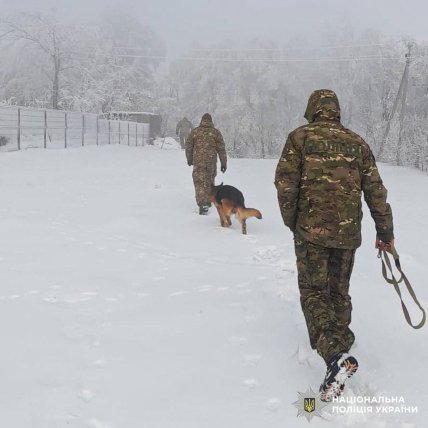 К поискам были привлечены полицейские кинологи