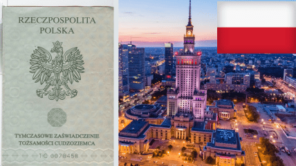 Фото сірий паспорт у Польщі Tymczasowe Zaświadczenie Tożsamości Cudzoziemca (TZTC)