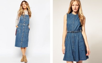 джинсовий сарафан