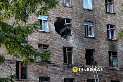 Ян Доброносов показал последствия удара по Киеву 22 октября