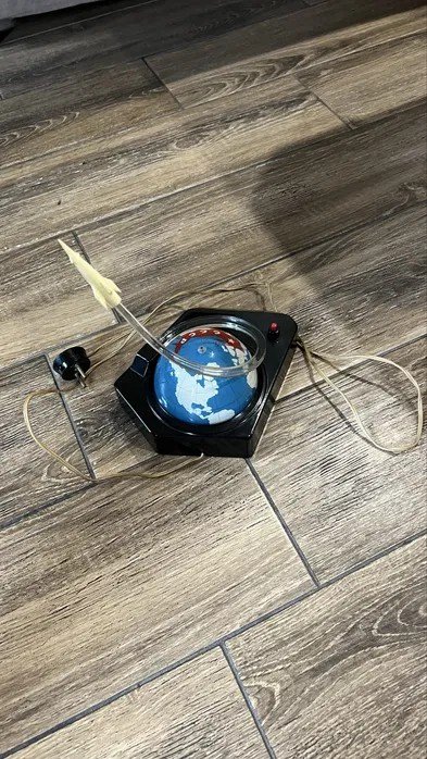 Светильник-ночник из СССР Ракета – Земной шар