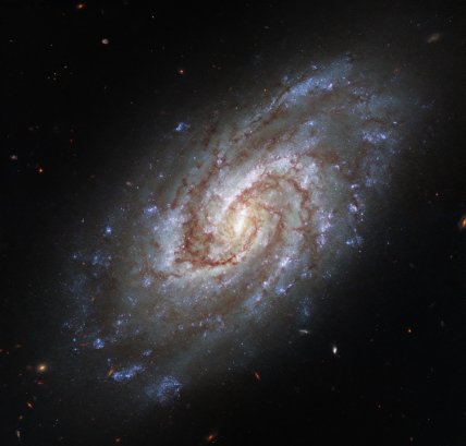 Portrait of a Swirling Galaxy
