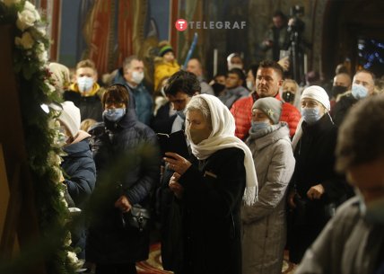 Служба у Свято-Михайлівському Золотоверхому соборі