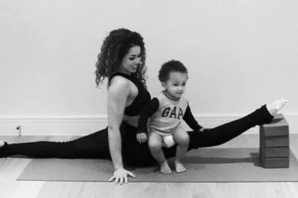 НІколь Осборн з сином Джозефом