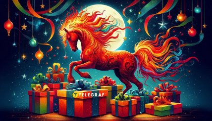 з роком коня 2026 картинка