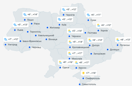 Погода в Украине на 28 октября