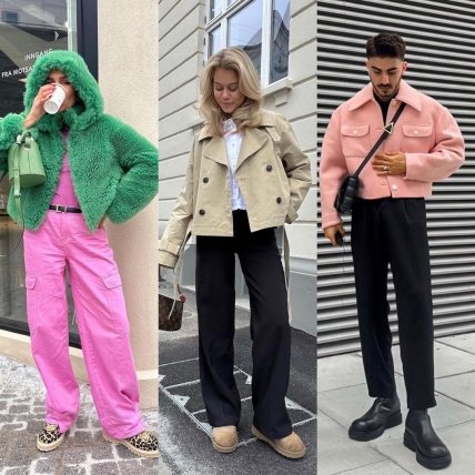 девушки в стильной одежде