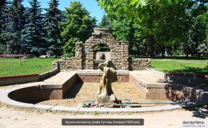 Купальня маєтку графа Густава Олізера (1820 рік).