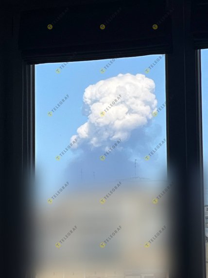 Дим після вибуху в Дніпрі